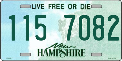 NH license plate 1157082