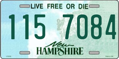NH license plate 1157084