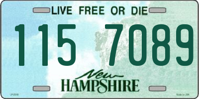 NH license plate 1157089
