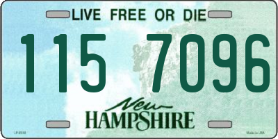 NH license plate 1157096