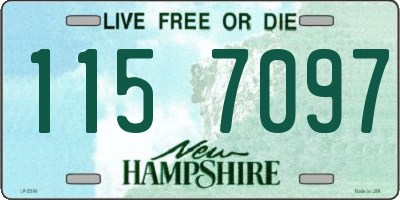 NH license plate 1157097