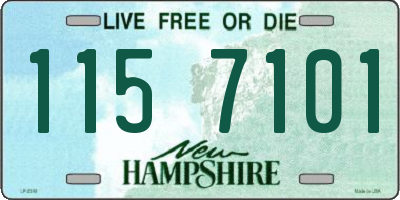 NH license plate 1157101