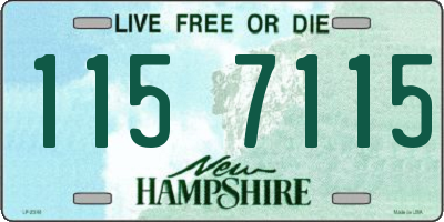 NH license plate 1157115