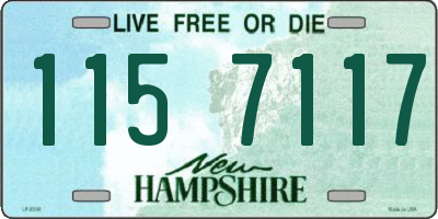 NH license plate 1157117