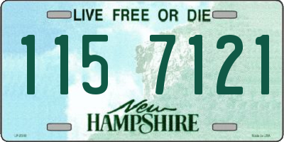 NH license plate 1157121