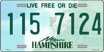 NH license plate 1157124