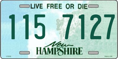 NH license plate 1157127
