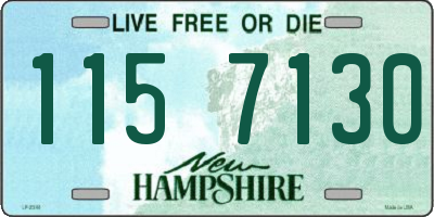 NH license plate 1157130