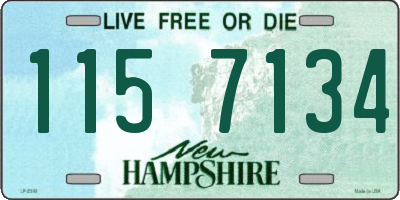 NH license plate 1157134