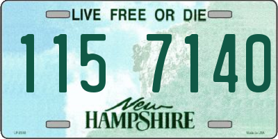 NH license plate 1157140
