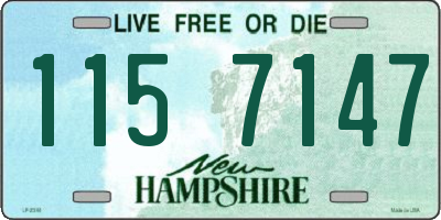 NH license plate 1157147