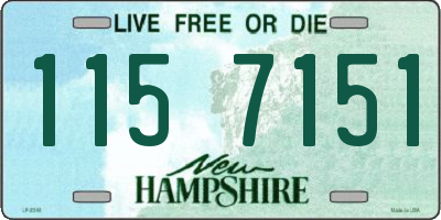 NH license plate 1157151