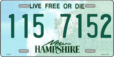 NH license plate 1157152