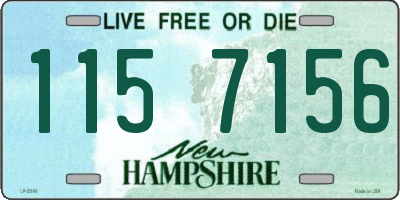 NH license plate 1157156