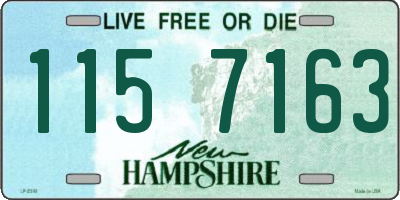 NH license plate 1157163