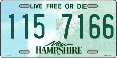NH license plate 1157166