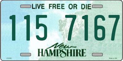 NH license plate 1157167