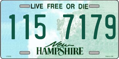 NH license plate 1157179