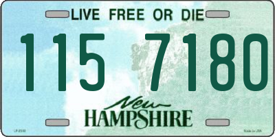 NH license plate 1157180