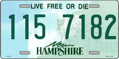 NH license plate 1157182