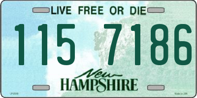 NH license plate 1157186