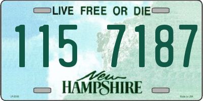 NH license plate 1157187