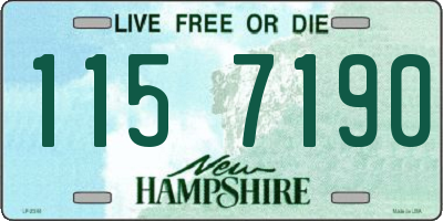 NH license plate 1157190