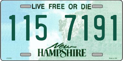 NH license plate 1157191