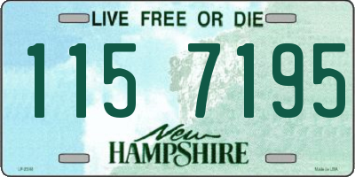 NH license plate 1157195