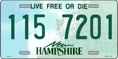 NH license plate 1157201