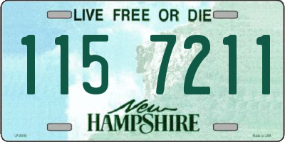 NH license plate 1157211