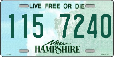 NH license plate 1157240
