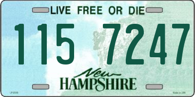 NH license plate 1157247