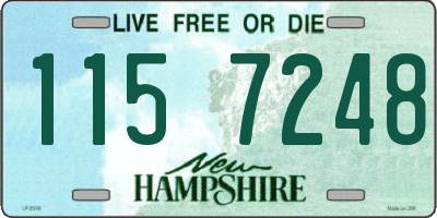NH license plate 1157248