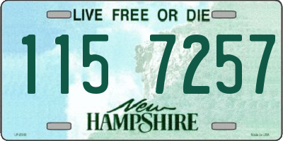 NH license plate 1157257