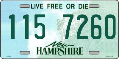 NH license plate 1157260