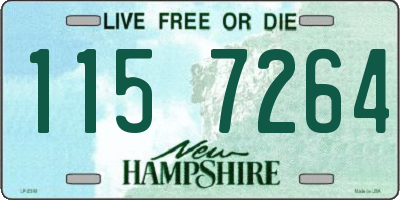NH license plate 1157264