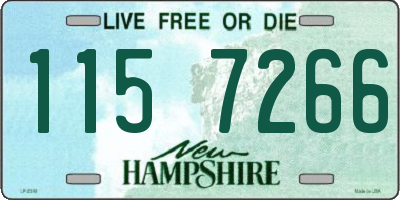 NH license plate 1157266