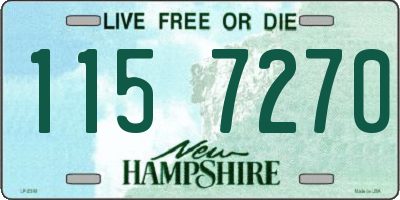NH license plate 1157270