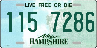 NH license plate 1157286