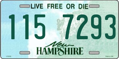 NH license plate 1157293