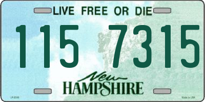 NH license plate 1157315