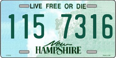 NH license plate 1157316