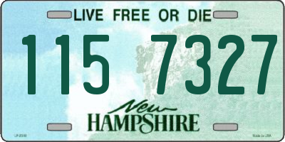 NH license plate 1157327