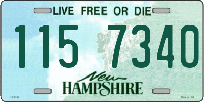 NH license plate 1157340