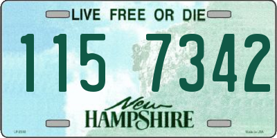 NH license plate 1157342