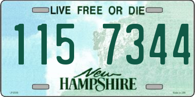 NH license plate 1157344
