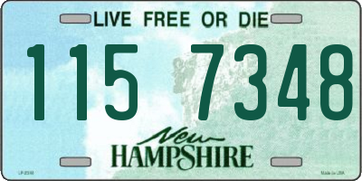NH license plate 1157348