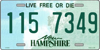 NH license plate 1157349