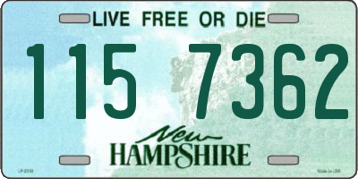 NH license plate 1157362